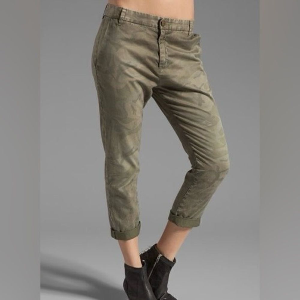 Current/Elliot Anthropologie The Buddy Trouser Camo Skinny Ankle Pant 28